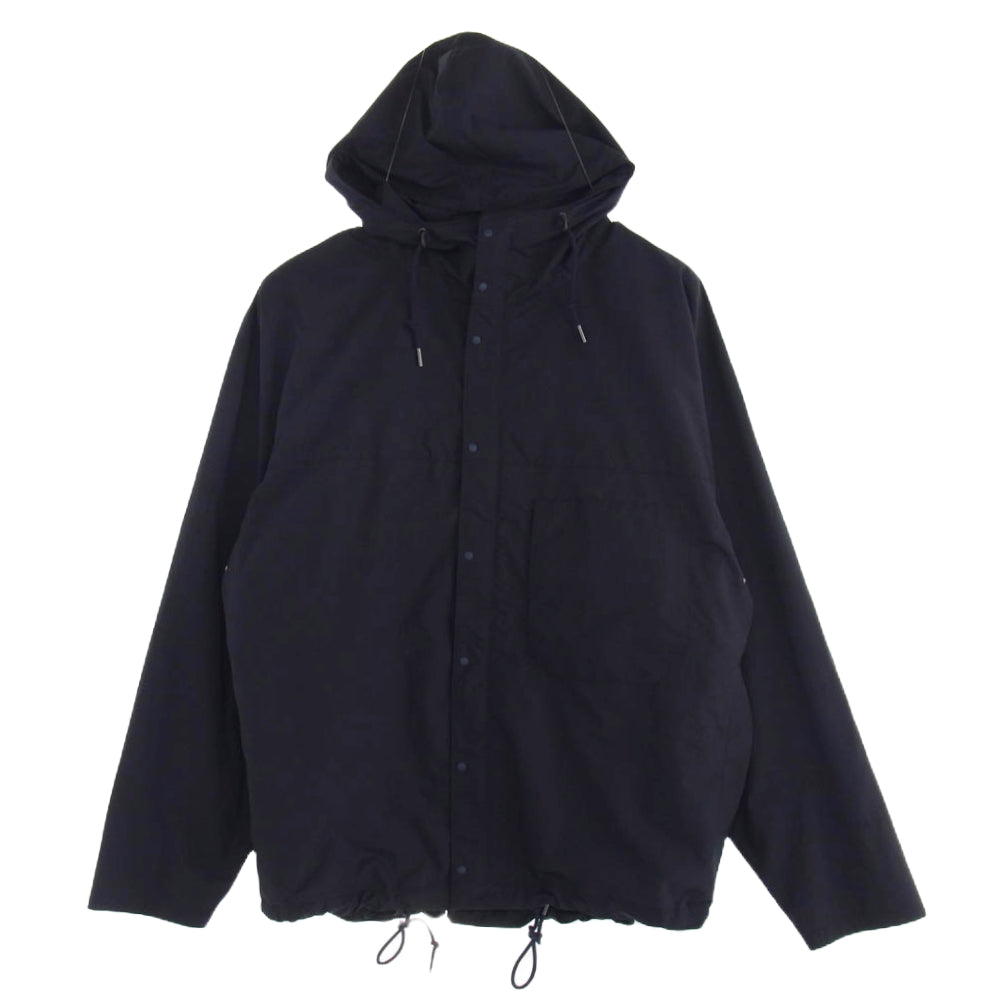 nanamica ナナミカ SUAS347 Nylon Jacket ナイロン フーデッド ジャケット ネイビー系 S【中古】