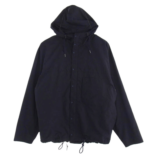 nanamica ナナミカ SUAS347 Nylon Jacket ナイロン フーデッド ジャケット ネイビー系 S【中古】