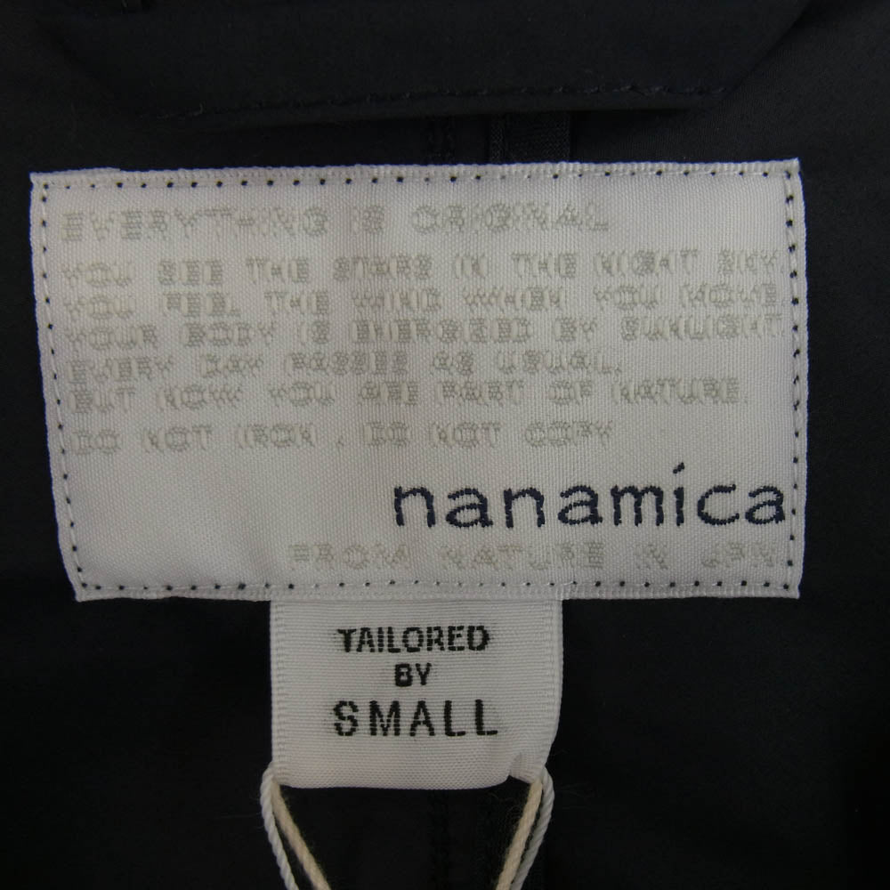nanamica ナナミカ SUAS347 Nylon Jacket ナイロン フーデッド ジャケット ネイビー系 S【中古】