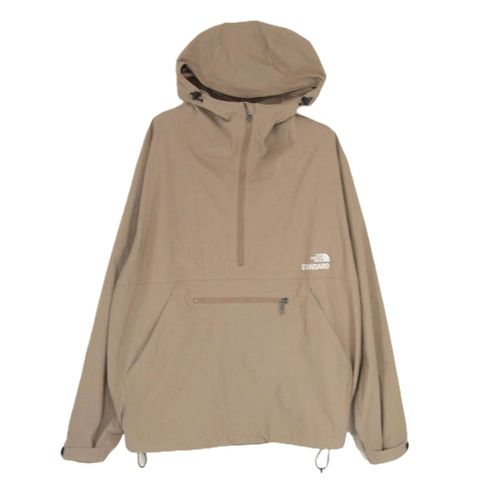 THE NORTH FACE ノースフェイス NP72132R スタンダード限定 Tech Compact Anorak ナイロン アノラック ジャケット ブラウン系 L【中古】