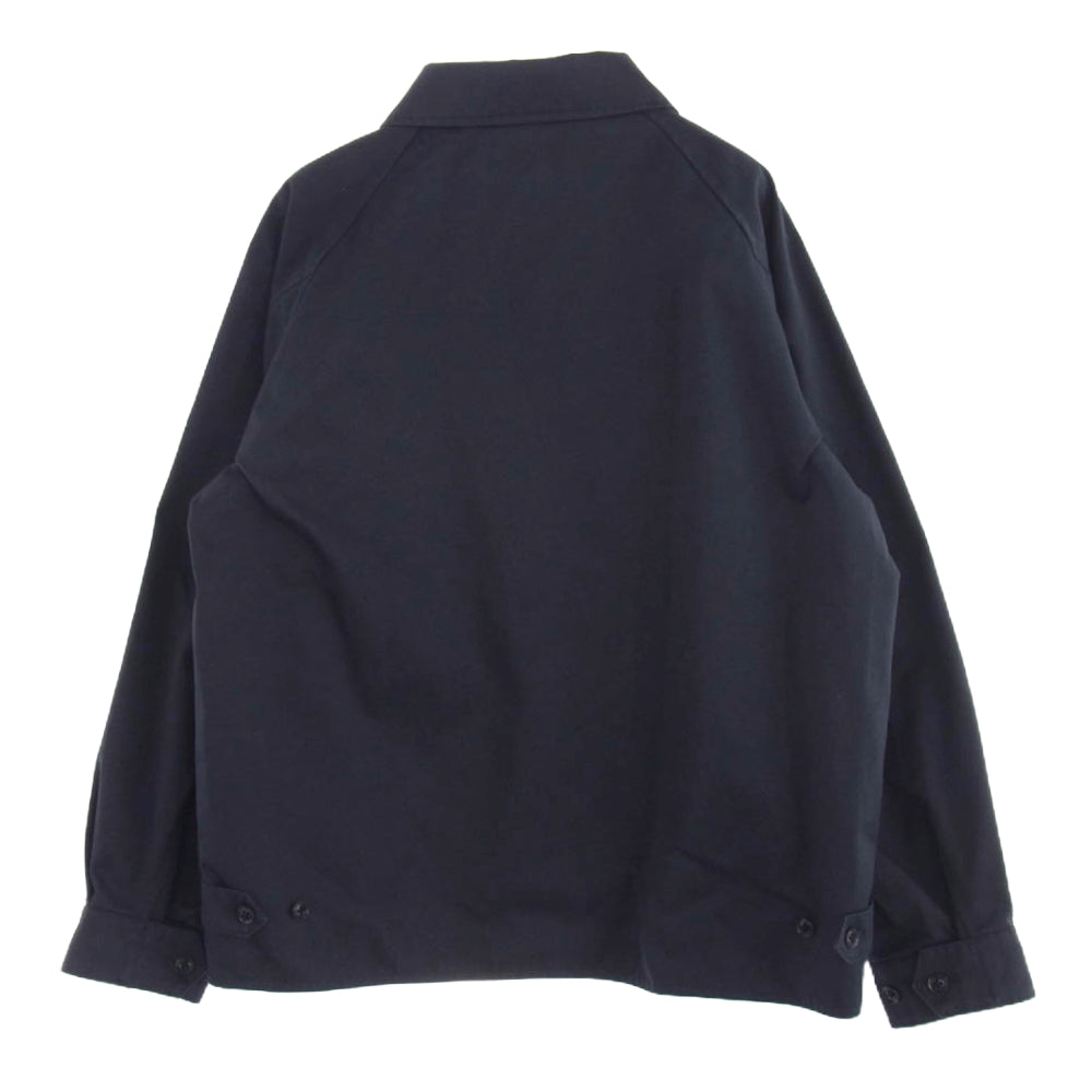 nanamica ナナミカ SUAS400 WINDSTOPPER Chino Crew Jacke ウィンドストッパー チノ ジャケット ネイビー系 S【極上美品】【中古】