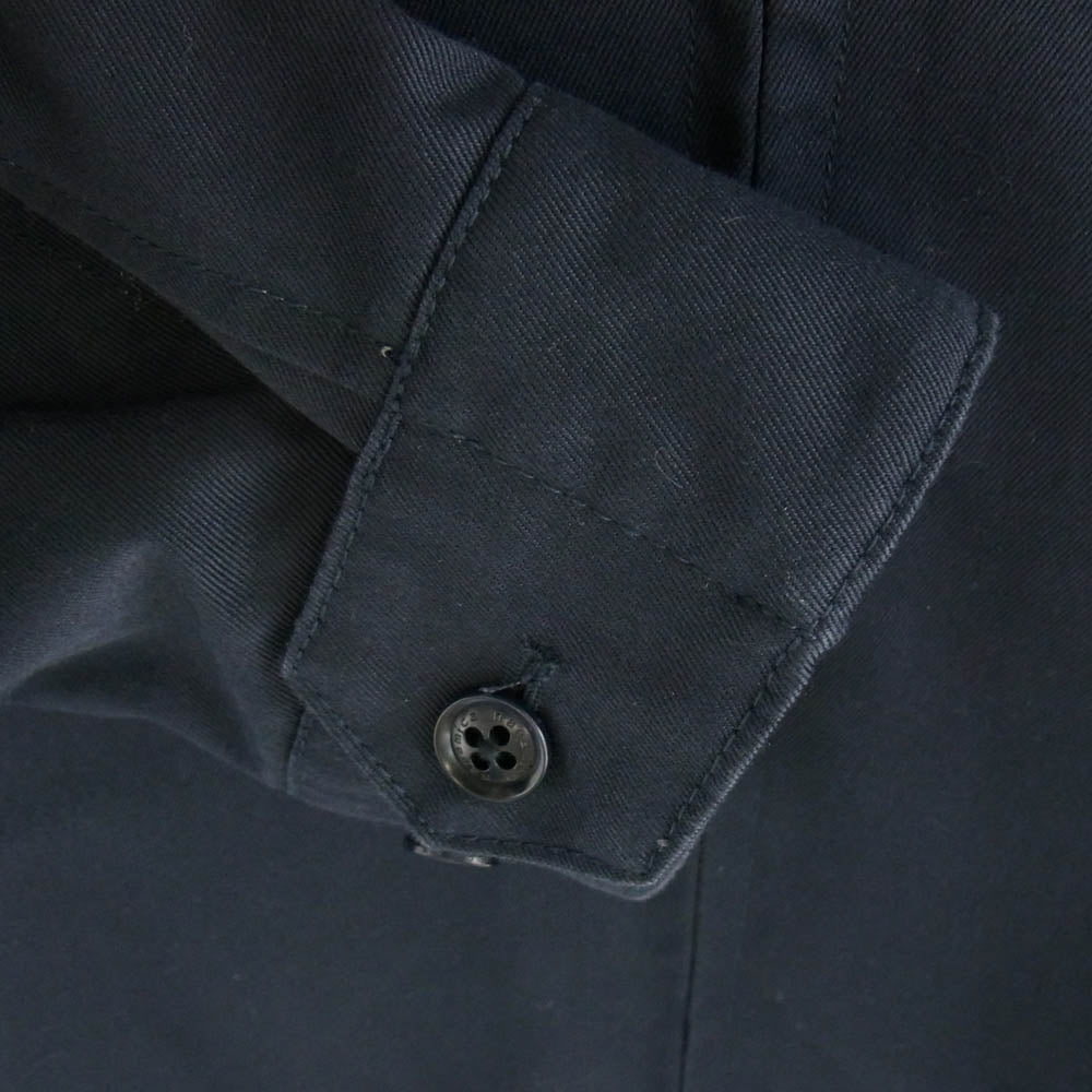 nanamica ナナミカ SUAS400 WINDSTOPPER Chino Crew Jacke ウィンドストッパー チノ ジャケット ネイビー系 S【極上美品】【中古】