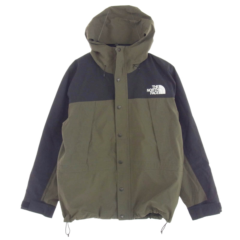 THE NORTH FACE ノースフェイス NP62236 MOUNTAIN LIGHT JACKET マウンテン ライト ジャケット マウンテン パーカー ナイロン ジャケット カーキ系 M【中古】