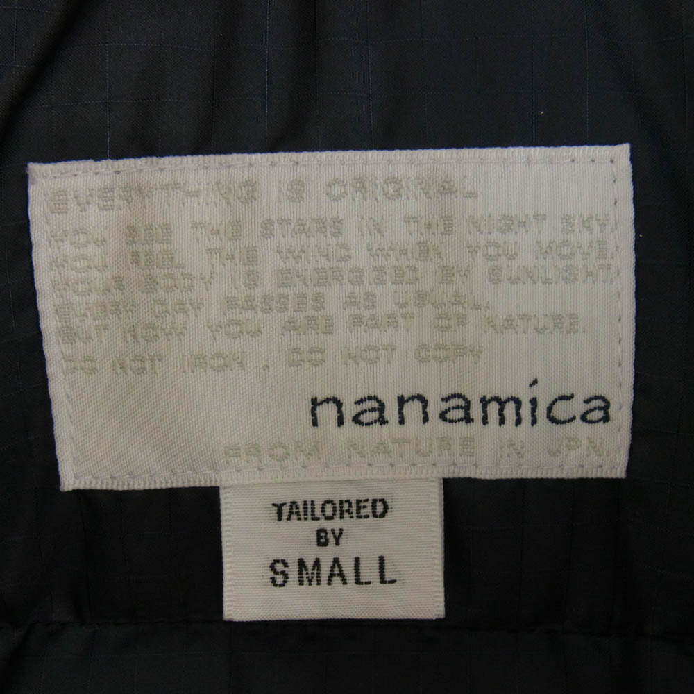 nanamica ナナミカ SUAF354 GORE-TEX Short Down Jacket ゴアテックス ショート ダウン ジャケット ネイビー系 S【中古】
