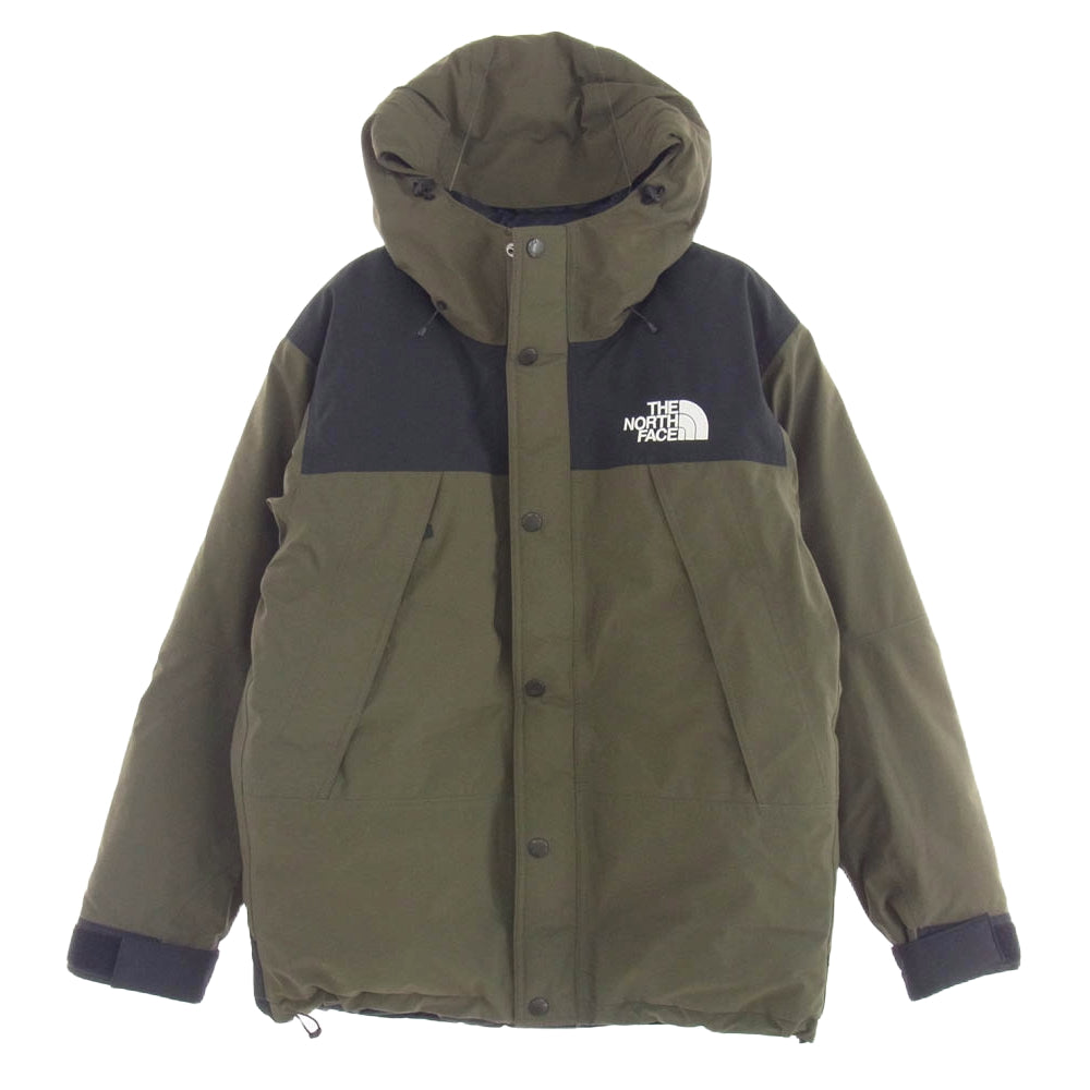 THE NORTH FACE ノースフェイス 22AW ND92237 GORE-TEX Mountain Down Jacket ゴアテックス マウンテン ダウン ジャケット カーキ系 M【中古】