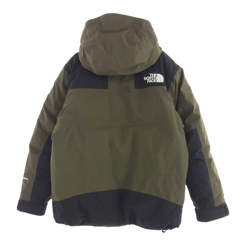 THE NORTH FACE ノースフェイス 22AW ND92237 GORE-TEX Mountain Down Jacket ゴアテックス マウンテン ダウン ジャケット カーキ系 M【中古】