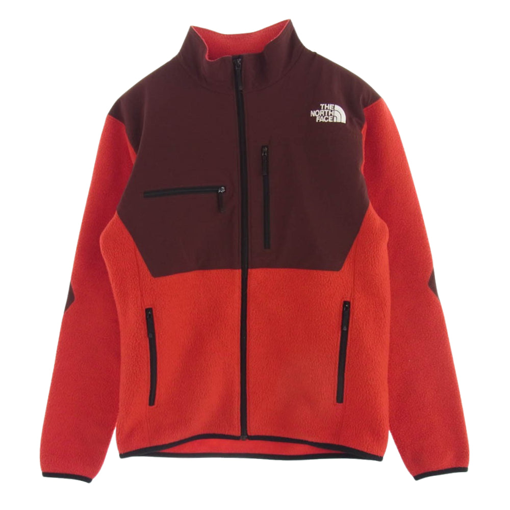 THE NORTH FACE ノースフェイス NL71502 DENALI WOOL JACKET デナリ ウール ボア フリース ジャケット レッド系 M【中古】