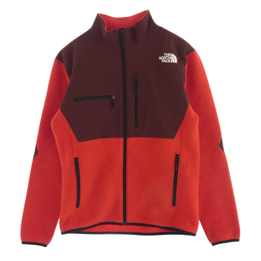 THE NORTH FACE ノースフェイス NL71502 DENALI WOOL JACKET デナリ ウール ボア フリース ジャケット レッド系 M【中古】