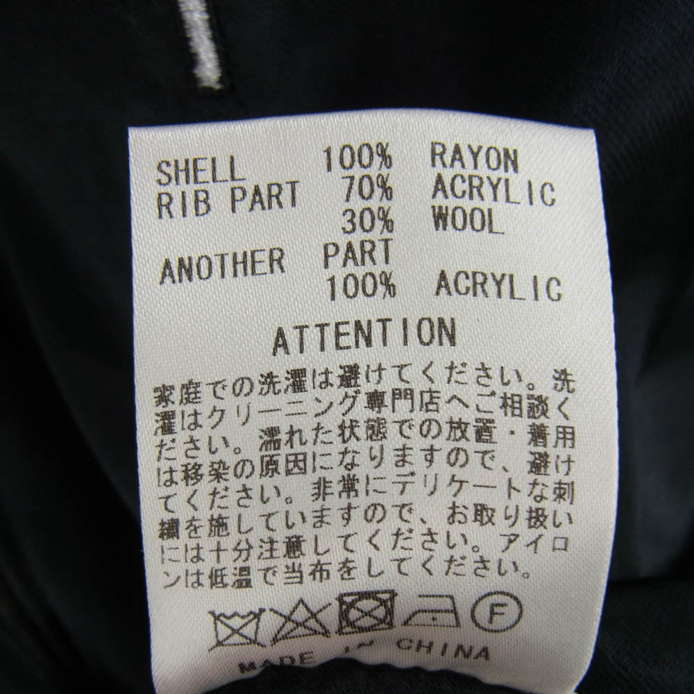 RUDE GALLERY ルードギャラリー 69493-4 MARIA SWALLOW SOUVENIR JACKET マリア スワロー スーベニア ジャケット ブラック系 L 4【極上美品】【中古】