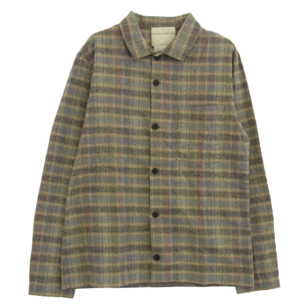 STEPHAN SCHNEIDER ステファンシュナイダー シャドウ チェック 長袖 シャツ マルチカラー系 4【中古】