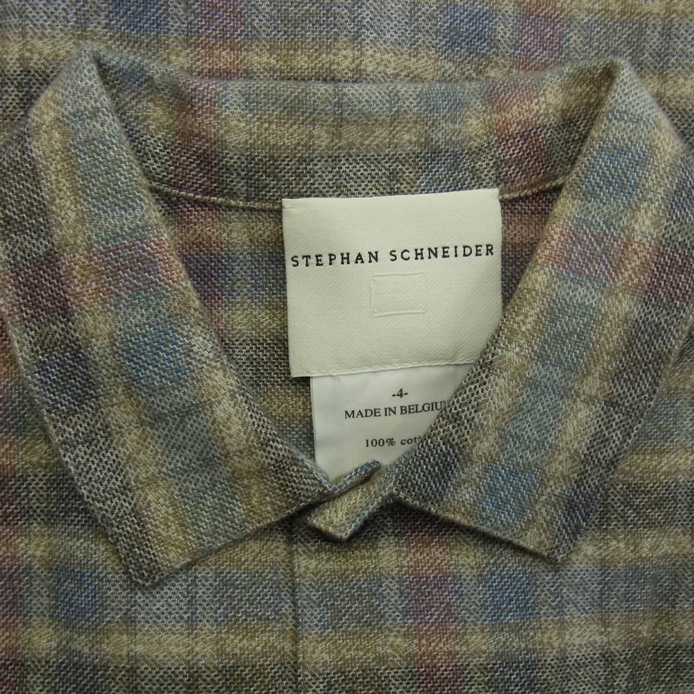 STEPHAN SCHNEIDER ステファンシュナイダー シャドウ チェック 長袖 シャツ マルチカラー系 4【中古】