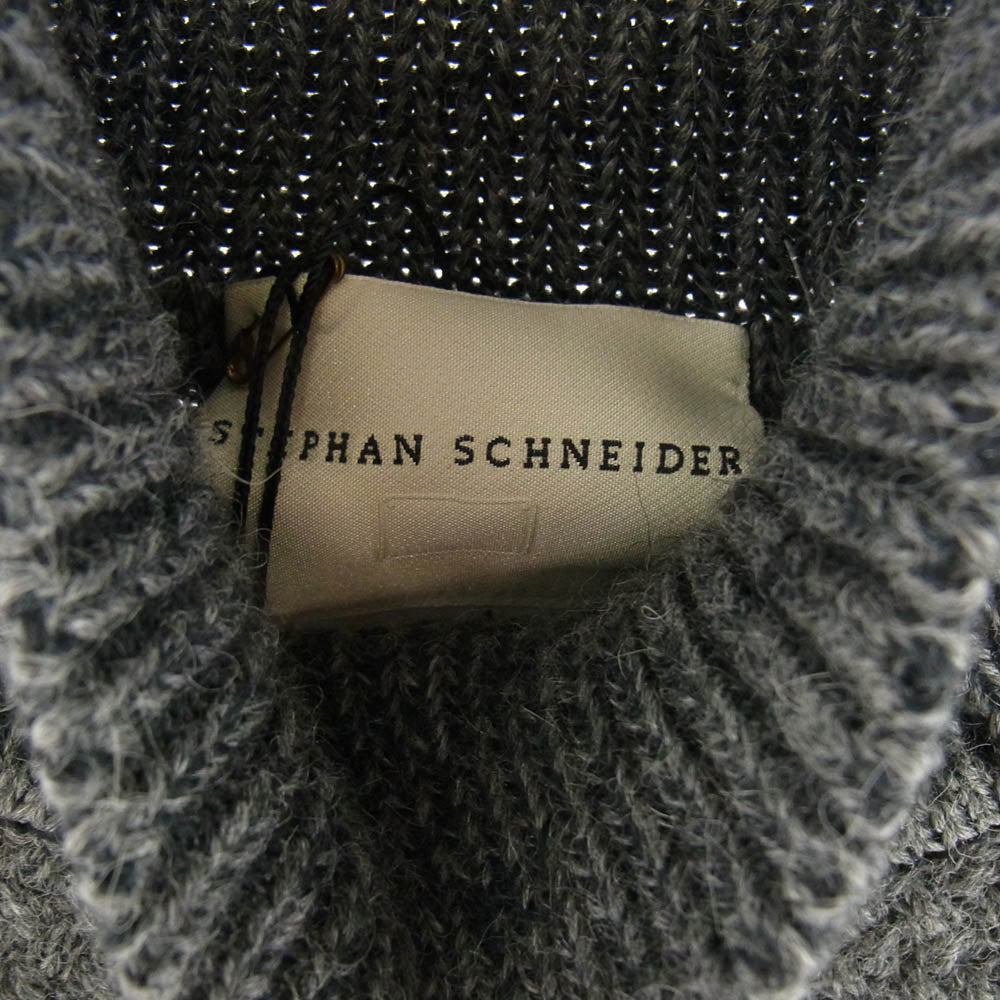 STEPHAN SCHNEIDER ステファンシュナイダー ウール アルパカ タートルネック ニット セーター グレー系【中古】