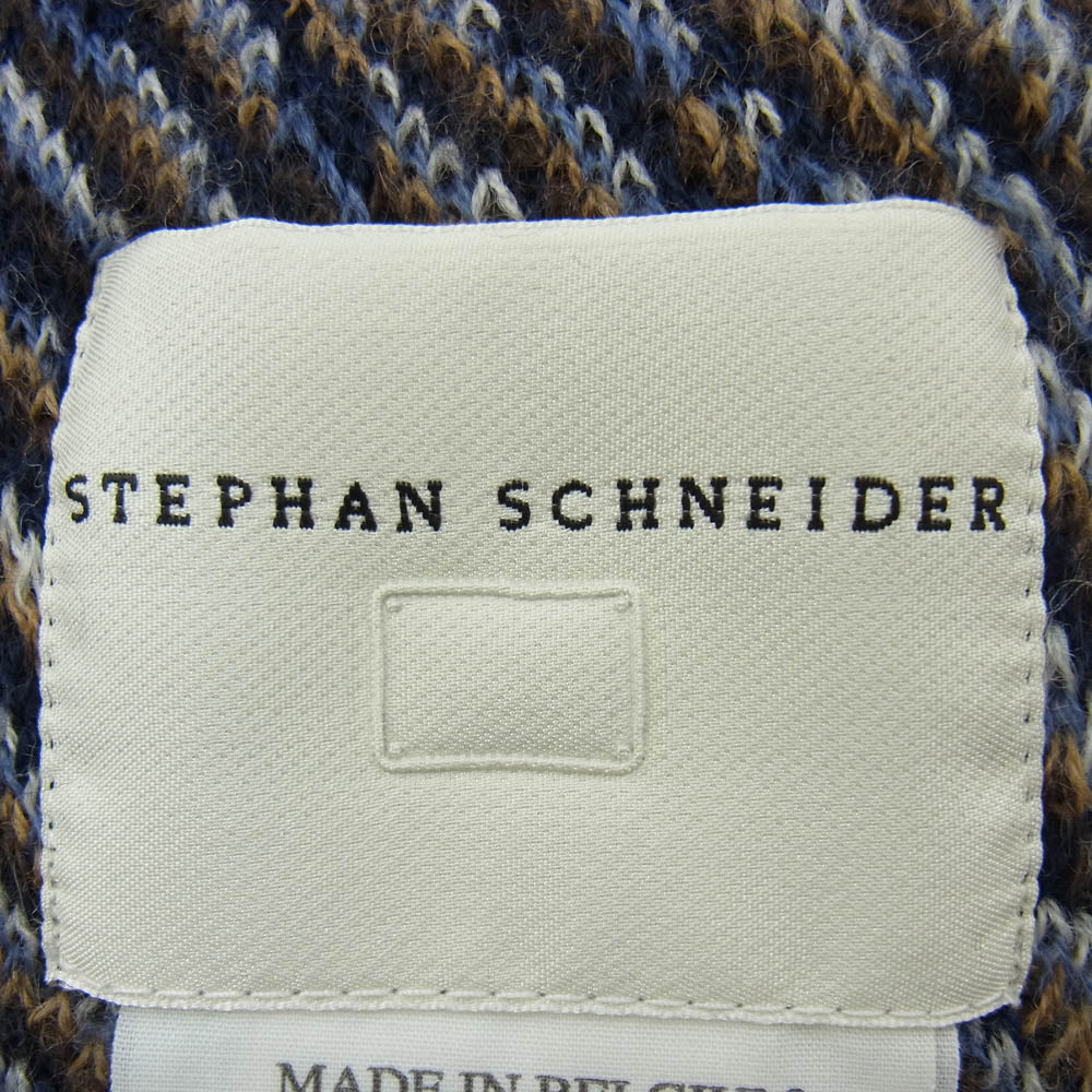STEPHAN SCHNEIDER ステファンシュナイダー アルパカ混 モヘア ウール ラグ編み マフラー 大判 ストール【中古】 STEPHAN SCHNEIDER - STEPHAN SCHNEIDER ステファンシュナイダー