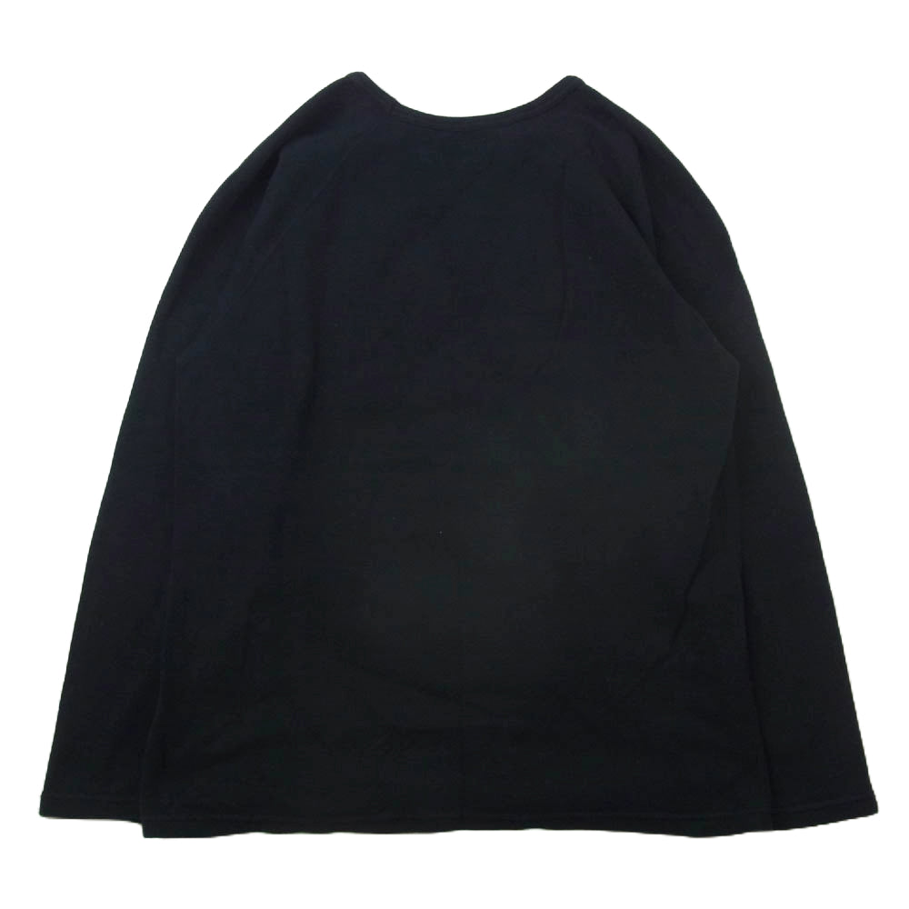 HOLLYWOOD RANCH MARKET ハリウッドランチマーケット ストレッチ ロングスリーブ 長袖 Tシャツ カットソー ブラック系 5【中古】