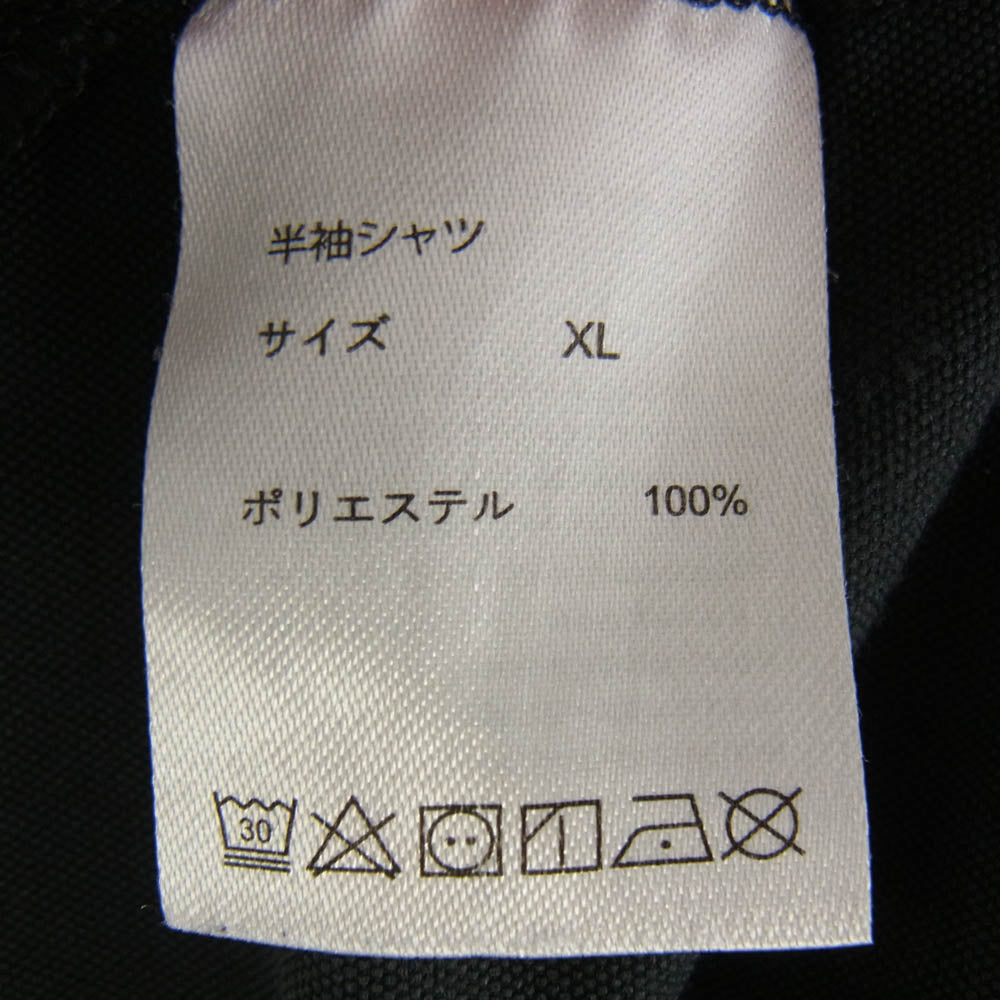 テンシャル ラバーロゴ 血行促進 ルームウェア Tシャツ ブラック系 XL【中古】