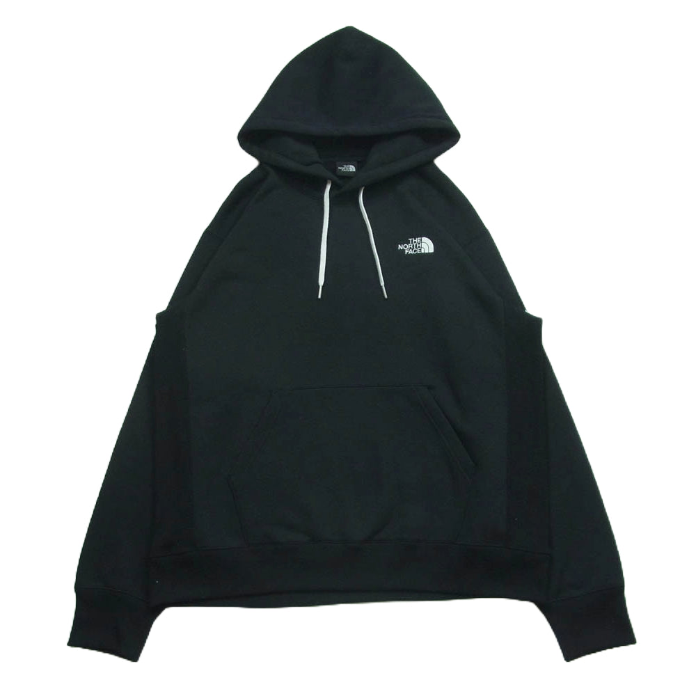 THE NORTH FACE ノースフェイス NT62338 Square Logo Hoodie スクエア ロゴ フーディー パーカー ブラック系 XXL【中古】