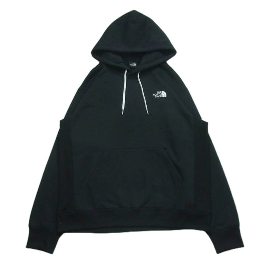 THE NORTH FACE ノースフェイス NT62338 Square Logo Hoodie スクエア ロゴ フーディー パーカー ブラック系 XXL【中古】
