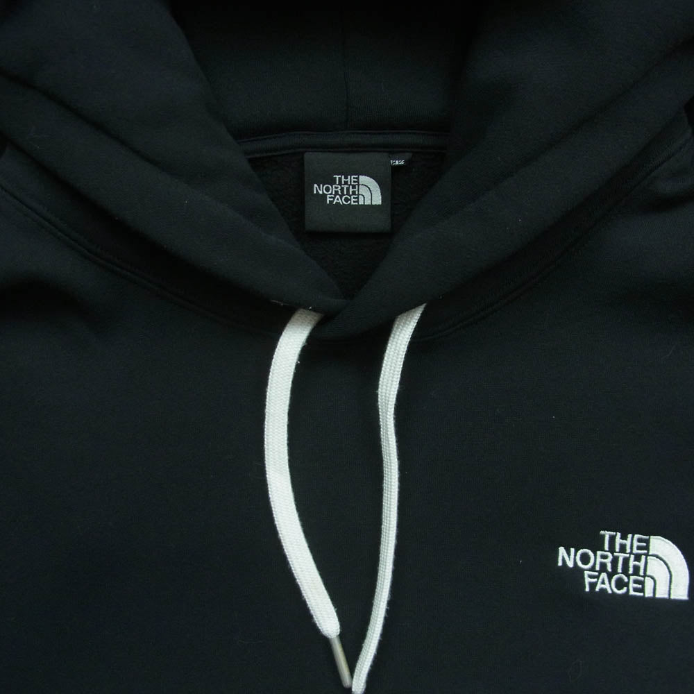 THE NORTH FACE ノースフェイス NT62338 Square Logo Hoodie スクエア ロゴ フーディー パーカー ブラック系 XXL【中古】
