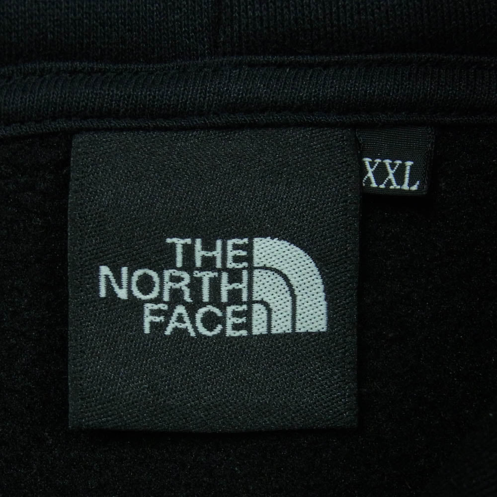 THE NORTH FACE ノースフェイス NT62338 Square Logo Hoodie スクエア ロゴ フーディー パーカー ブラック系 XXL【中古】