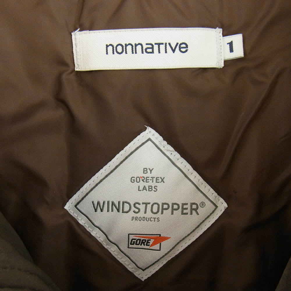 nonnative ノンネイティブ 24AW NN-JU4501 TROOPER PUFF BLOUSON GORE-TEX トルーパー パフ ブルゾン ゴアテックス 中綿 ブラウン系 1【中古】