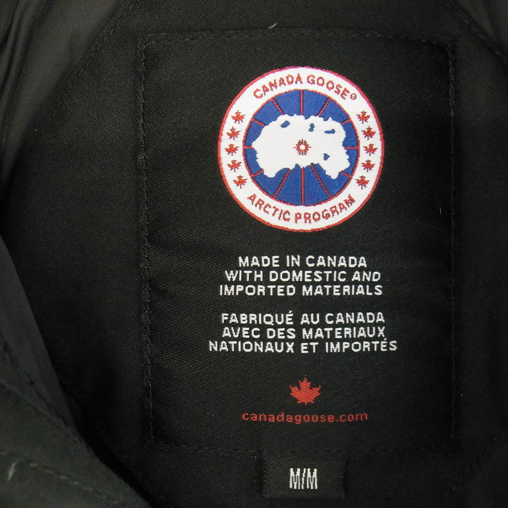 CANADA GOOSE カナダグース 3438JM 国内正規品 サザビーリーグ JASPER ジャスパー ダウン ジャケット ブラック系 M【中古】