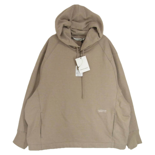 beautiful people ビューティフルピープル 1435310050 suvin compact sweat structural parka プルオーバー パーカー フーディー ブラウン系 36【美品】【中古】