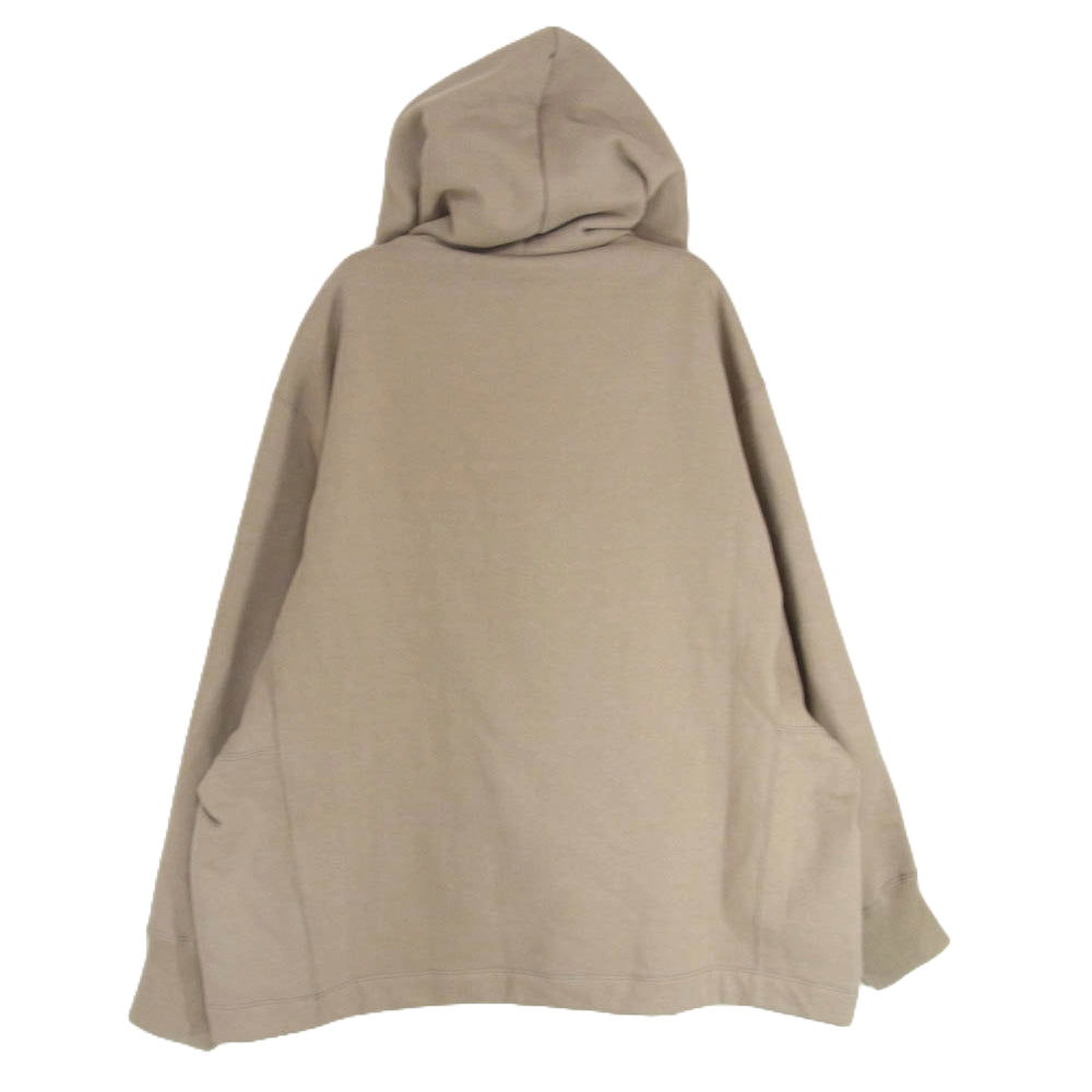 beautiful people ビューティフルピープル 1435310050 suvin compact sweat structural parka プルオーバー パーカー フーディー ブラウン系 36【美品】【中古】