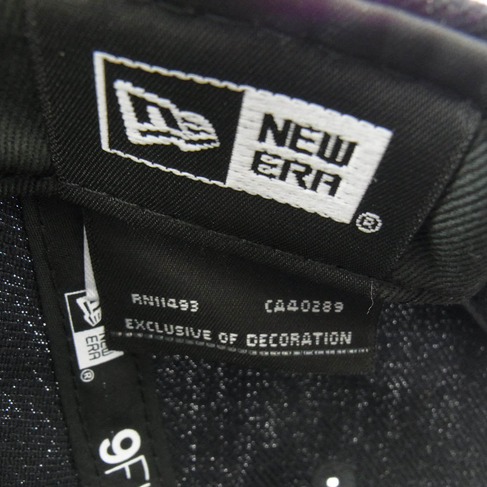 uniform experiment ユニフォームエクスペリメント 23SS UE-230054 × NEW ERA 9FIFTY LOW PROFILE CAP NAVY ニューエラ フィフティー イニシャルロゴ 刺繍 キャップ ネイビー系 ダークネイビー系【中古】