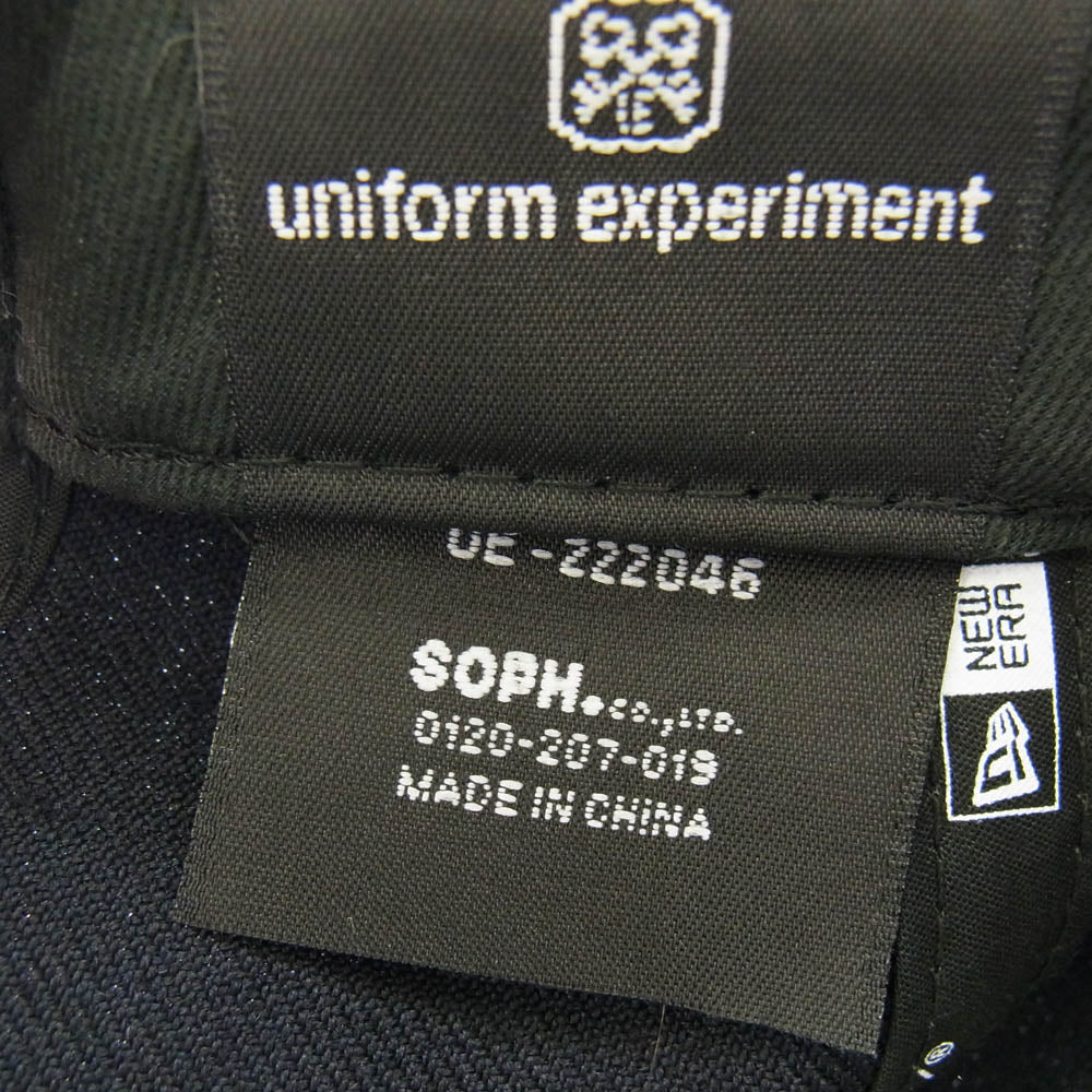 uniform experiment ユニフォームエクスペリメント 23SS UE-230054 × NEW ERA 9FIFTY LOW PROFILE CAP NAVY ニューエラ フィフティー イニシャルロゴ 刺繍 キャップ ネイビー系 ダークネイビー系【中古】