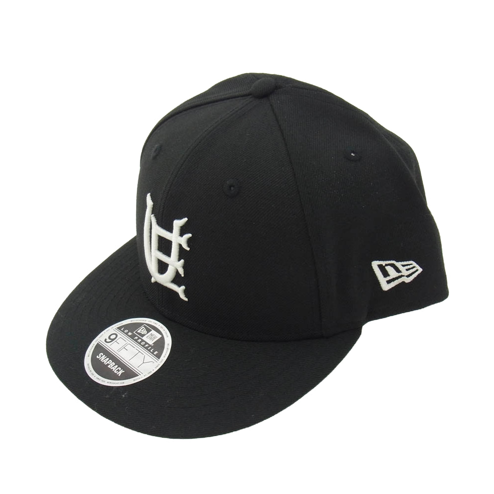 uniform experiment ユニフォームエクスペリメント 23SS UE-230054 × NEW ERA 9FIFTY LOW PROFILE CAP Black ニューエラ フィフティー イニシャルロゴ 刺繍 キャップ ブラック系 ブラック系【中古】