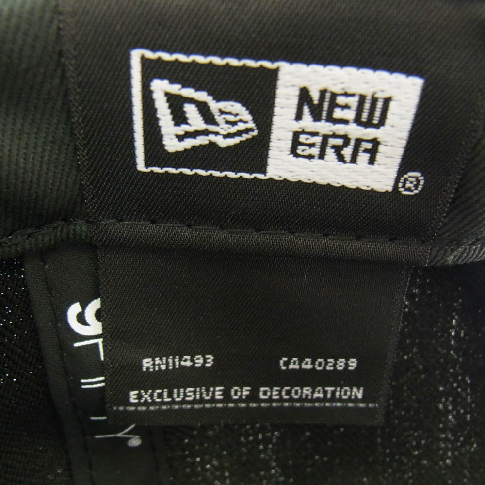 uniform experiment ユニフォームエクスペリメント 23SS UE-230054 × NEW ERA 9FIFTY LOW PROFILE CAP Black ニューエラ フィフティー イニシャルロゴ 刺繍 キャップ ブラック系 ブラック系【中古】