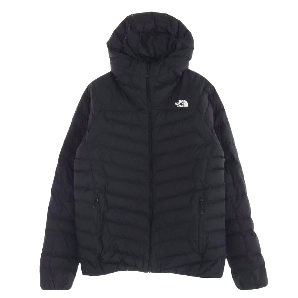 THE NORTH FACE ノースフェイス NY82011 Thunder Hoodie サンダー フーディ ダウン ジャケット ブラック系 XL【美品】【中古】