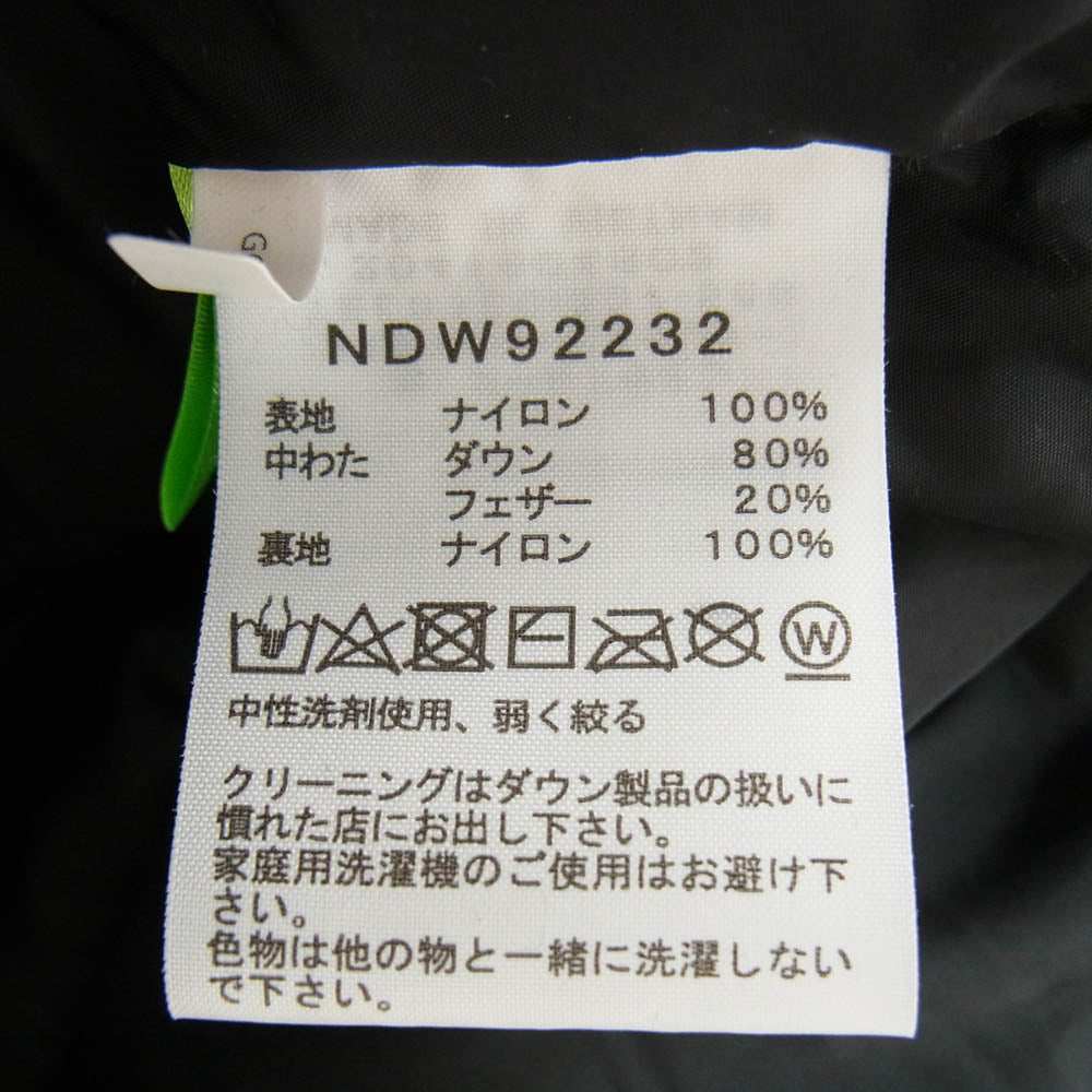 THE NORTH FACE ノースフェイス NDW92232 Short Nuptse Jacket ショート ヌプシ ダウン ジャケット ブラック系 M【中古】