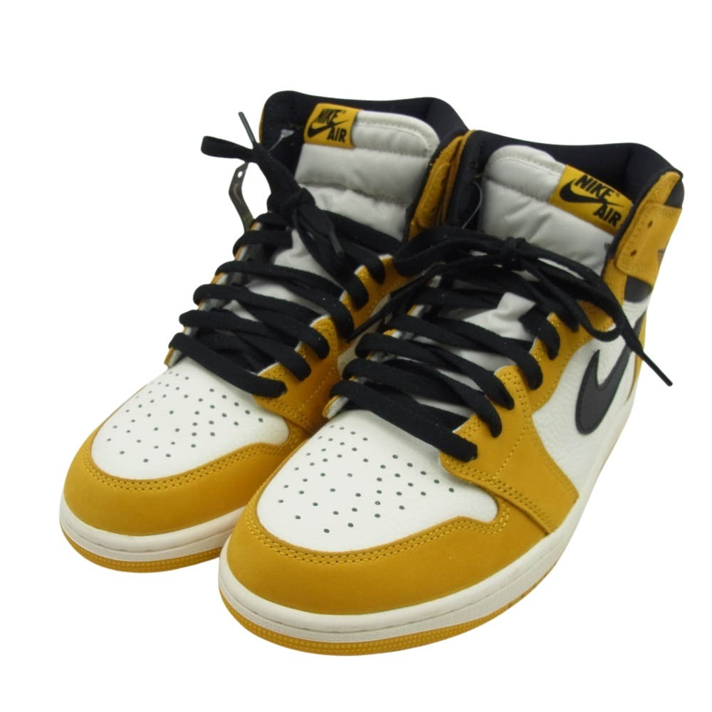 NIKE ナイキ DZ5485-701 Air Jordan 1 Retro High OG Yellow Ochre エアジョーダン1 レトロ ハイ OG イエローオークル ハイカット スニーカー イエロー系 27cm【極上美品】【中古】
