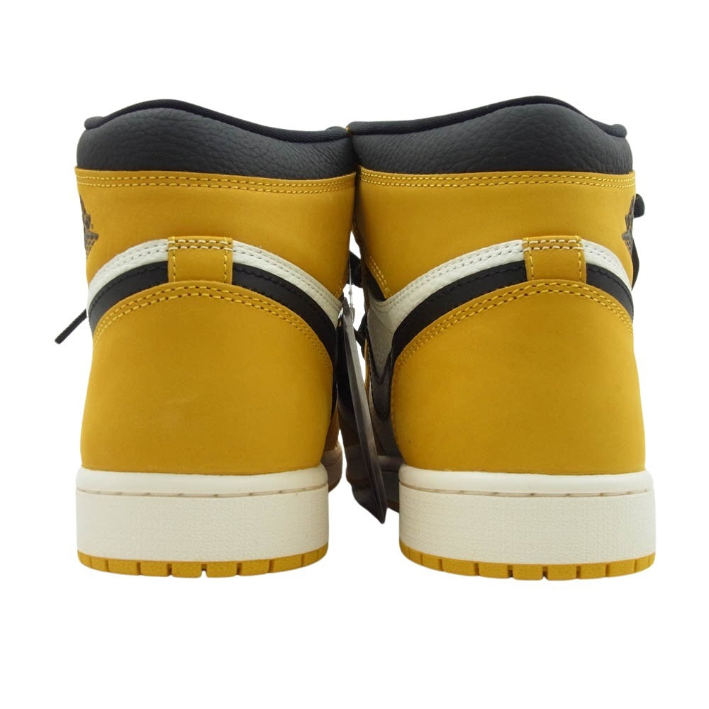 NIKE ナイキ DZ5485-701 Air Jordan 1 Retro High OG Yellow Ochre エアジョーダン1 レトロ ハイ OG イエローオークル ハイカット スニーカー イエロー系 27cm【極上美品】【中古】