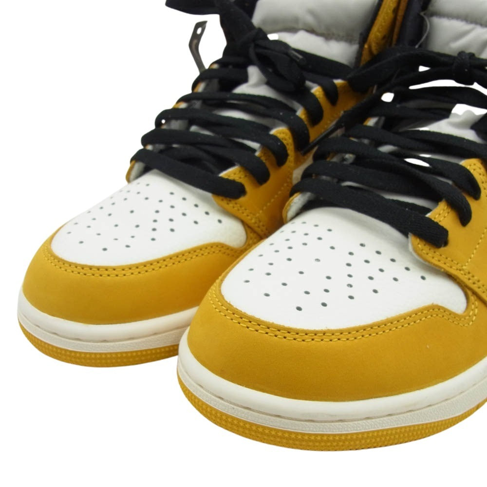 NIKE ナイキ DZ5485-701 Air Jordan 1 Retro High OG Yellow Ochre エアジョーダン1 レトロ ハイ OG イエローオークル ハイカット スニーカー イエロー系 27cm【極上美品】【中古】