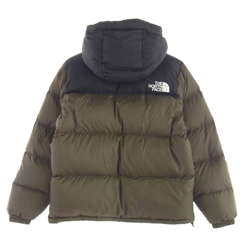 THE NORTH FACE ノースフェイス 23AW ND92331 Nuptse Hoodie ヌプシフーディー ダウン ジャケット NT ニュートープ カーキ系 L【中古】