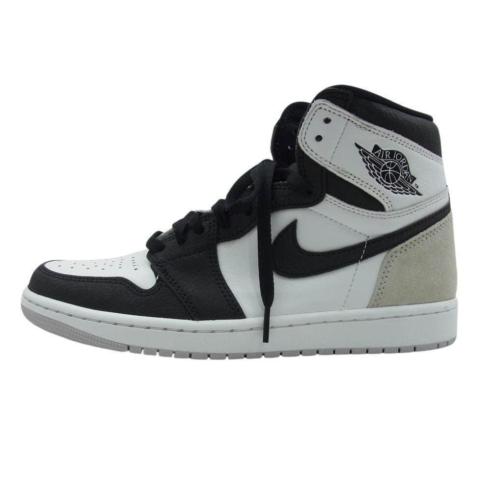 NIKE ナイキ 555088-108 Air Jordan 1 High OG Bleached Coral エアジョーダン 1 ハイ OG ブリーチド コーラル ハイカット スニーカー グレー系 ホワイト系 27cm【極上美品】【中古】