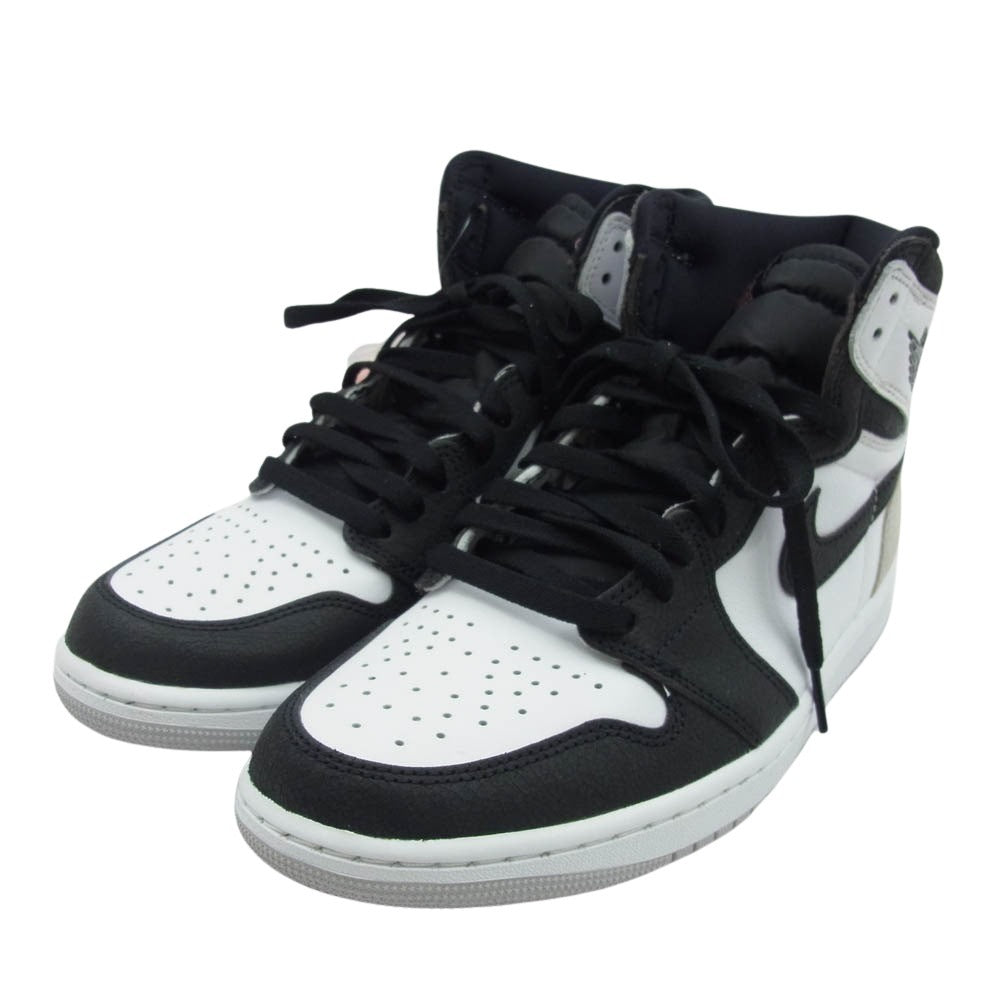 NIKE ナイキ 555088-108 Air Jordan 1 High OG Bleached Coral エアジョーダン 1 ハイ OG ブリーチド コーラル ハイカット スニーカー グレー系 ホワイト系 27cm【極上美品】【中古】