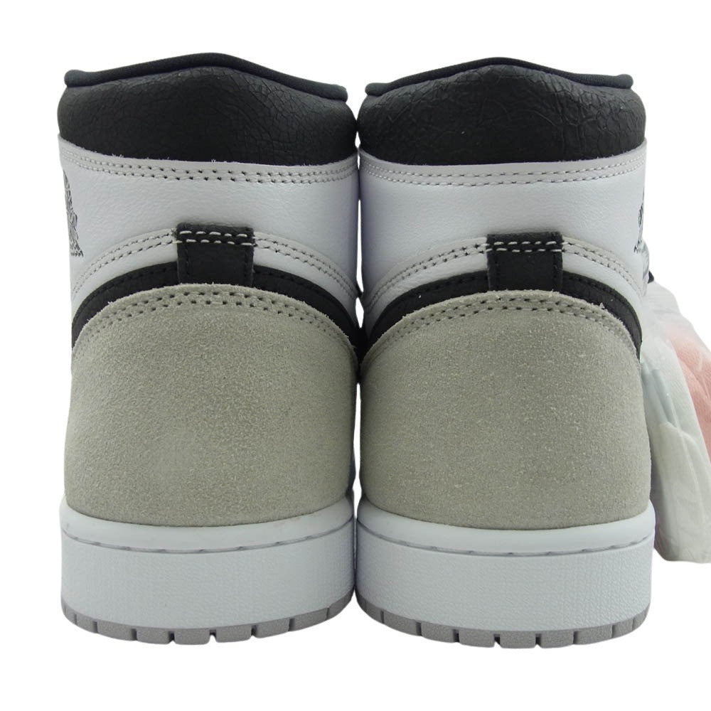 NIKE ナイキ 555088-108 Air Jordan 1 High OG Bleached Coral エアジョーダン 1 ハイ OG ブリーチド コーラル ハイカット スニーカー グレー系 ホワイト系 27cm【極上美品】【中古】