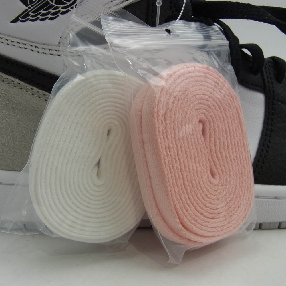 NIKE ナイキ 555088-108 Air Jordan 1 High OG Bleached Coral エアジョーダン 1 ハイ OG ブリーチド コーラル ハイカット スニーカー グレー系 ホワイト系 27cm【極上美品】【中古】