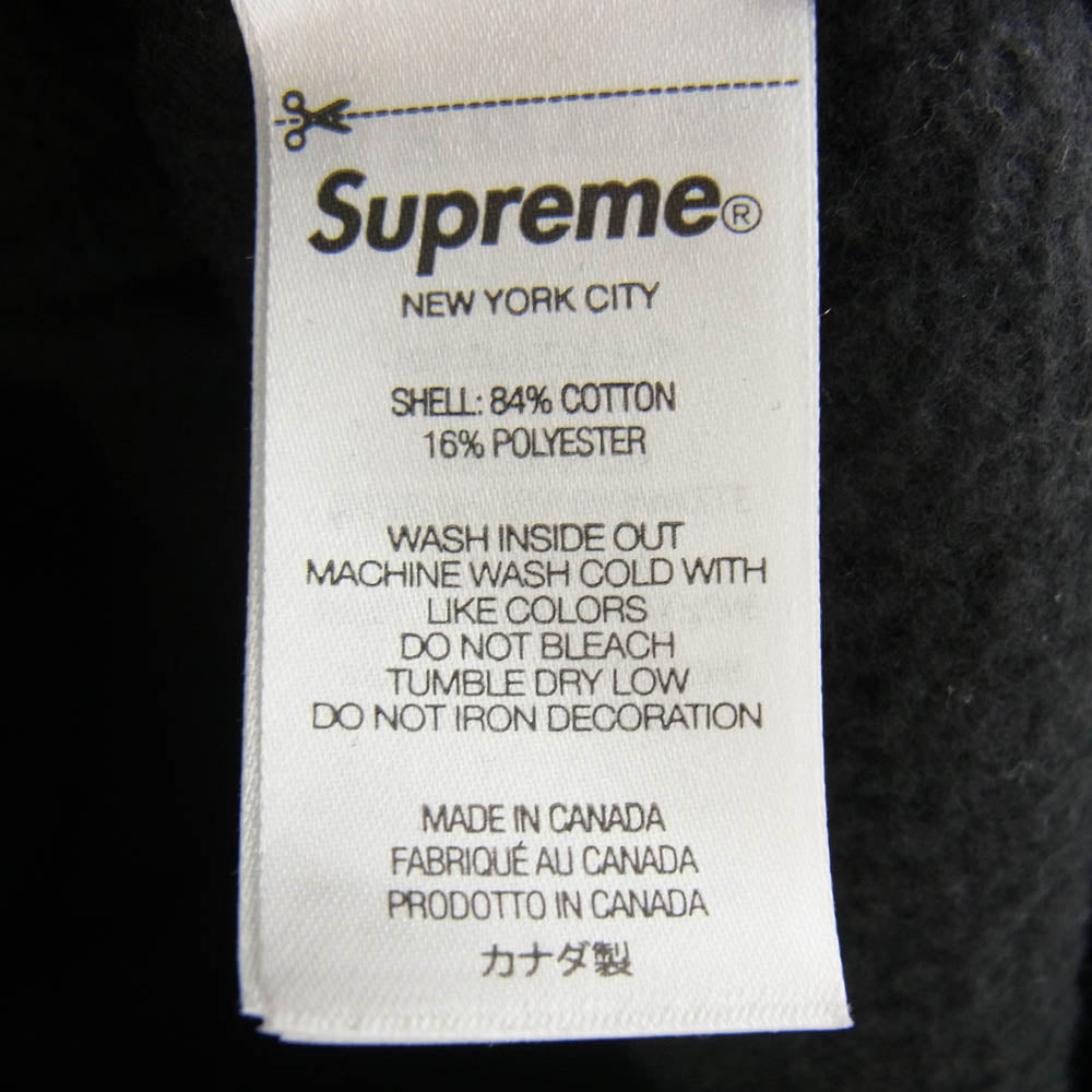 Supreme シュプリーム 23AW Catwoman Hooded Sweatshirt キャットウーマン フーデッド スウェット フーディ― パーカー ブラック系 ブラック系 L【中古】