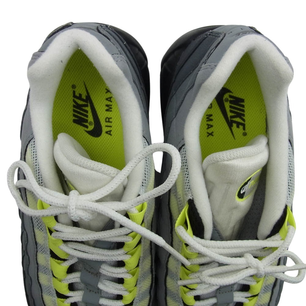 NIKE ナイキ CT1689-001 Air Max 95 OG Neon Yellow 2020 エアマックス95 OG ネオンイエロー イエローグラデ ハイテク スニーカー グレー系 イエロー系 27cm【美品】【中古】