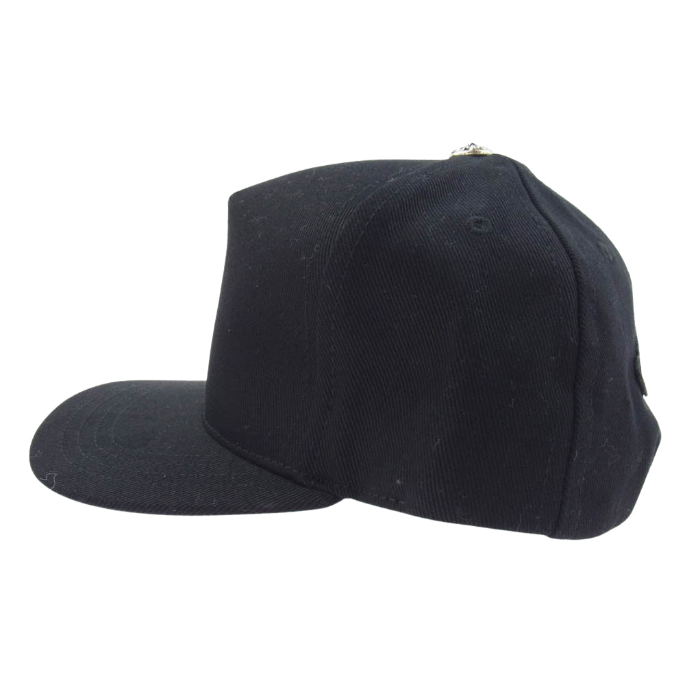 CHROME HEARTS クロムハーツ（原本無） RS3 クロス キャップ コットン クロスボタン ブラック系【中古】