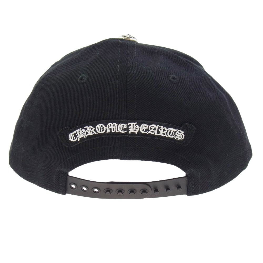 CHROME HEARTS クロムハーツ（原本無） RS3 クロス キャップ コットン クロスボタン ブラック系【中古】