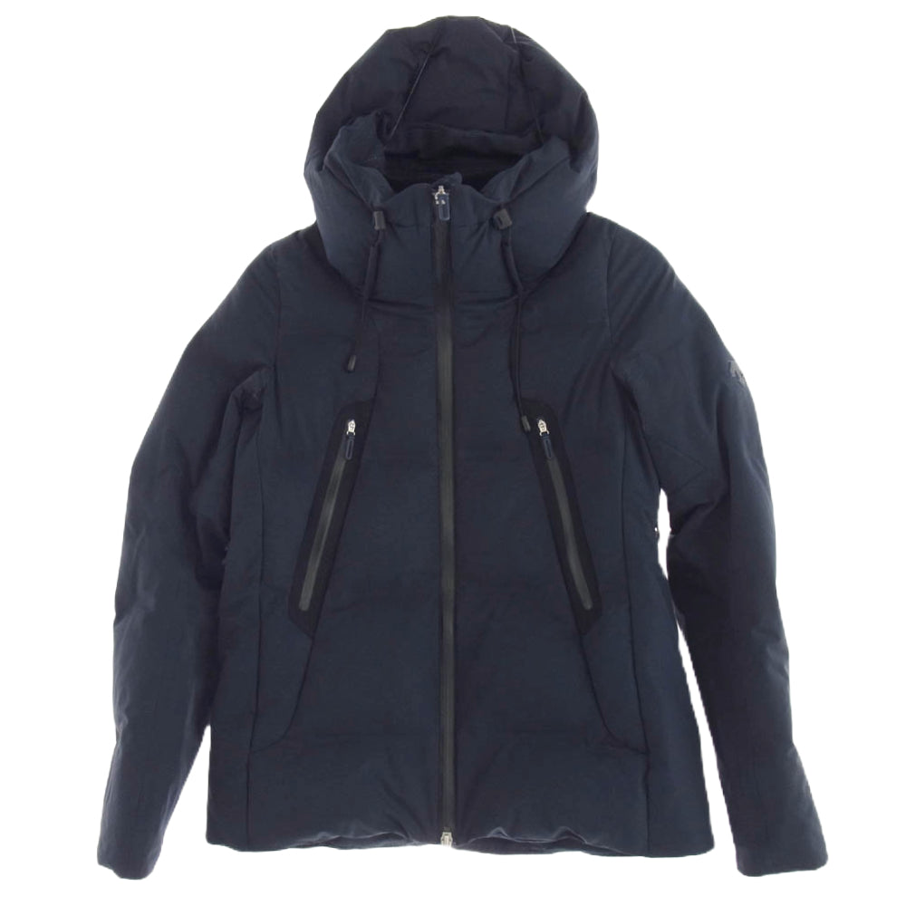 DESCENTE デサント DAWMGK40U ALLTERAIN 水沢ダウン MOUNTAINEER マウンテニア ダウン ジャケット ネイビー系 L【中古】
