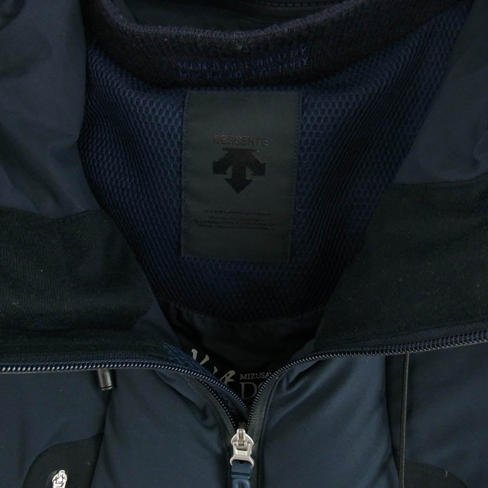 DESCENTE デサント DAWMGK40U ALLTERAIN 水沢ダウン MOUNTAINEER マウンテニア ダウン ジャケット ネイビー系 L【中古】