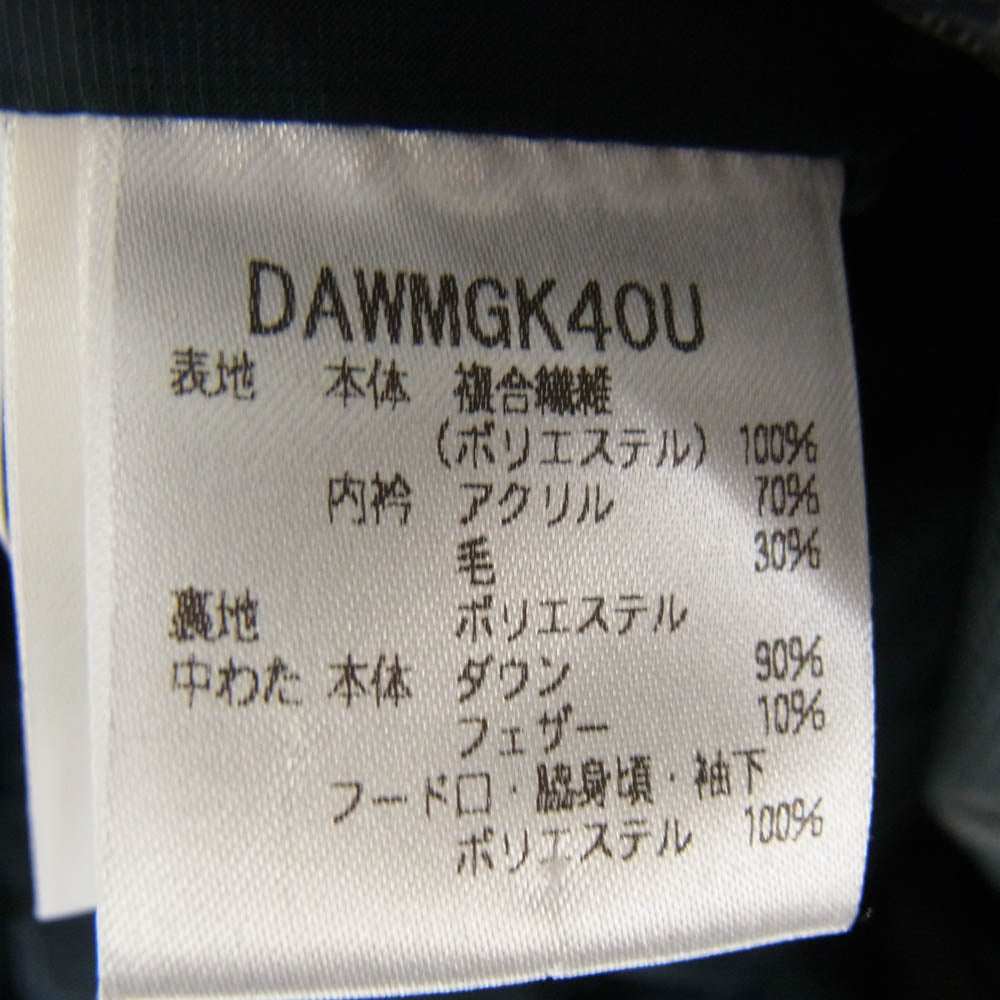 DESCENTE デサント DAWMGK40U ALLTERAIN 水沢ダウン MOUNTAINEER マウンテニア ダウン ジャケット ネイビー系 L【中古】