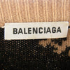 BALENCIAGA バレンシアガ 19AW 581027 T1473 オールオーバー ロゴ ウール ニット ベージュ系 ブラック系 S【中古】