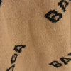 BALENCIAGA バレンシアガ 19AW 581027 T1473 オールオーバー ロゴ ウール ニット ベージュ系 ブラック系 S【中古】